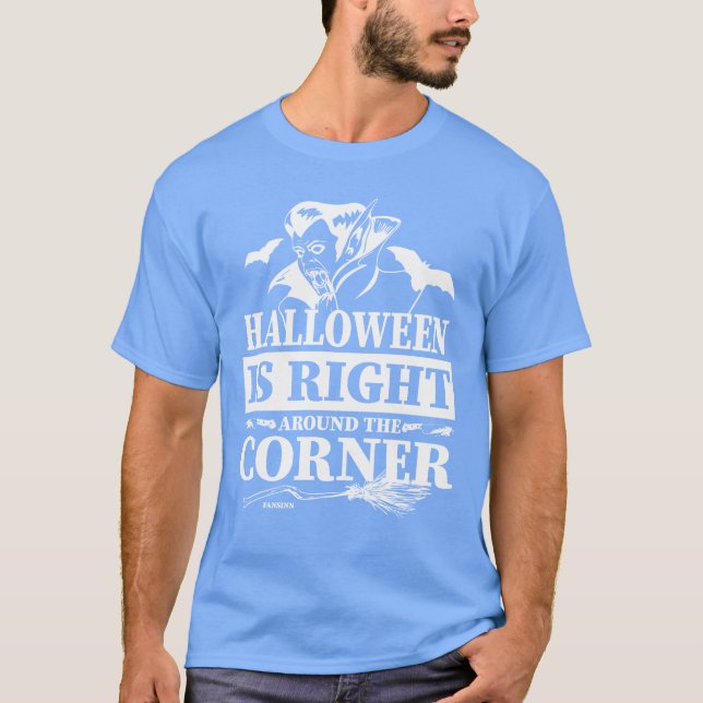 T-shirt Bientôt Halloween est la fille (Devant)