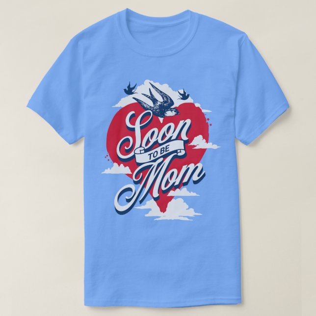 T-shirt Bientôt maman (Design devant)