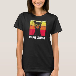 T-shirt Bientôt PAPA LLAMA Paternité Drôle Papa Enceinte R