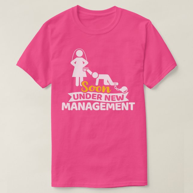 T-shirt Bientôt sous la nouvelle direction enterrement de  (Design devant)