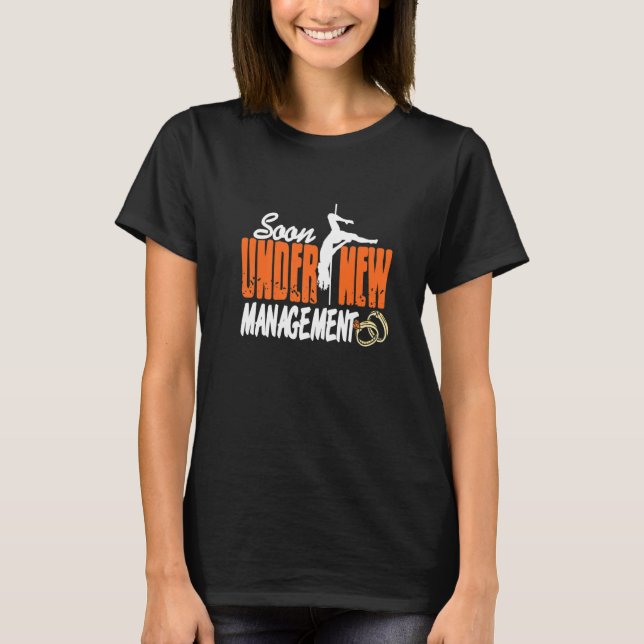 T-shirt Bientôt sous nouvelle direction Funny enterrement  (Devant)