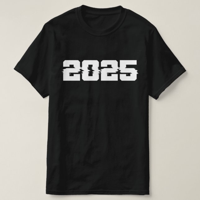 T-shirt Bienvenue 2025 - Bonne année 2025 (Design devant)