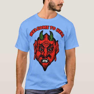 T-SHIRT BIENVENUE À AIDER AVEC DÉON OU DEVIL