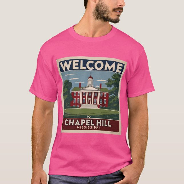 T-shirt Bienvenue à Chapel Hill (Devant)