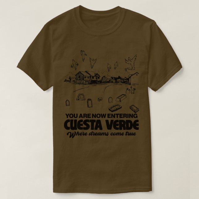 T-shirt Bienvenue à Cuesta Verde (Design devant)