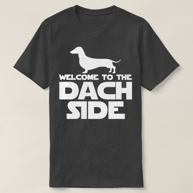 T-shirt Bienvenue À Dach Side Dachshund Amateurs Drôle Wi (Design devant)