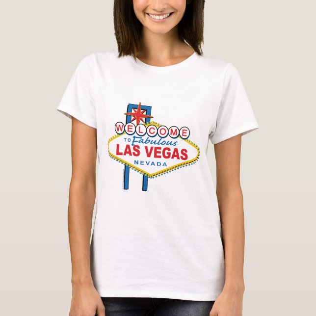 T-shirt Bienvenue à Fabulous Las Vegas (Devant)