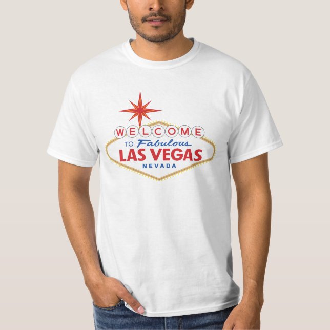 T-shirt Bienvenue à Fabulous Las Vegas, Nevada (Devant)