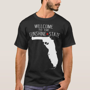 T-shirt Bienvenue à GUNSHINE State Florida