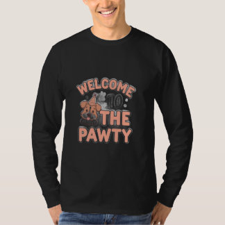 T-shirt Bienvenue à la fête animale amoureux des animaux -