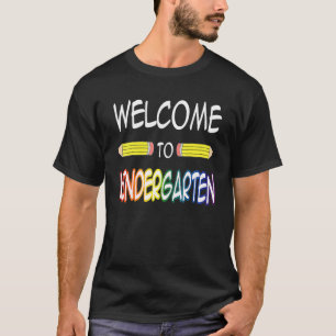 T-shirt Bienvenue À La Maternelle Enseignante De Niveau De