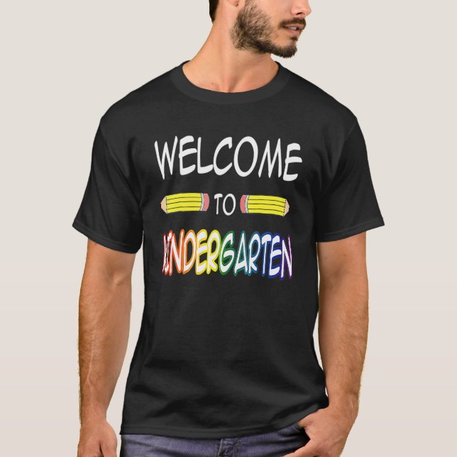 T-shirt Bienvenue À La Maternelle Enseignante De Niveau De (Devant)