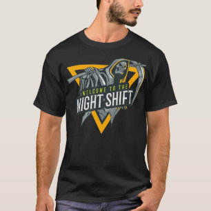 T-shirt Bienvenue À La Nuit Shift Swagazon Associé Nuit