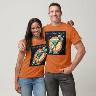 T-shirt Bienvenue À L'Âge Spatiale Atomic Martini Club