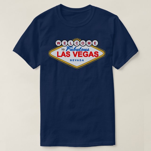 T-shirt Bienvenue à Las Vegas Nevada TSirt (Design devant)