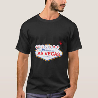 T-shirt Bienvenue À Las Vegas Nouveautés Signes Vacances