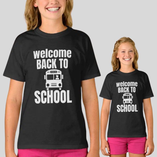 T-shirt Bienvenue À L'École (Créateur téléchargé)