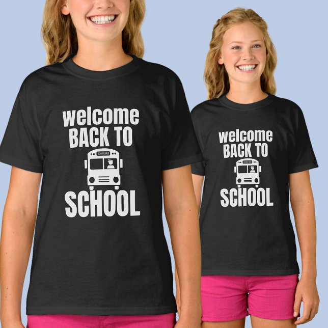 T-shirt Bienvenue à l'école (Créateur téléchargé)