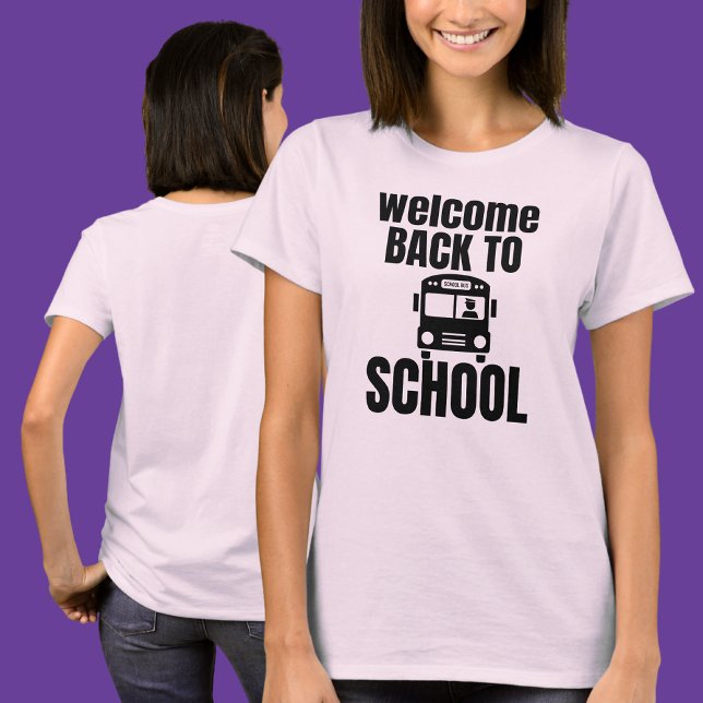 T-shirt Bienvenue à l'école (Créateur téléchargé)