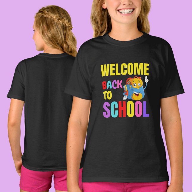 T-shirt Bienvenue à l'école (Créateur téléchargé)