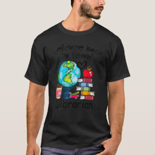 T-shirt Bienvenue À L'École Classe De Vie De Bibliothécair