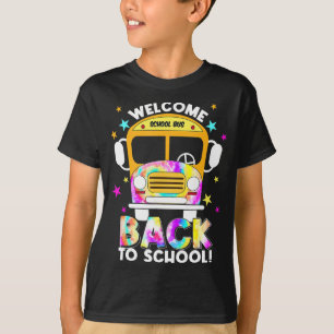 T-shirt Bienvenue à l'école pour les conducteurs de bus tr