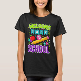 T-shirt Bienvenue à l'école, premier jour d'école