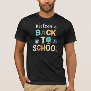 T-shirt Bienvenue à l'école premier jour enseignant