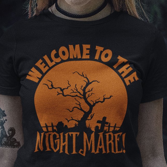 T-shirt Bienvenue À L'Halloween Nightmare (Créateur téléchargé)