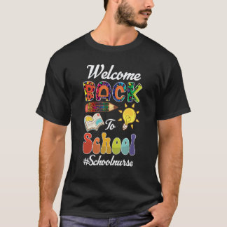 T-shirt Bienvenue à l'infirmière scolaire pour la rentrée 