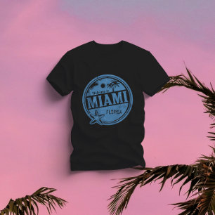 T-shirt Bienvenue à Miami Florida - Voyage Vintage Retro