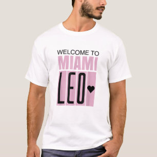 T-shirt Bienvenue à Miami Leo 10 - GOAT Bienvenue à Miami