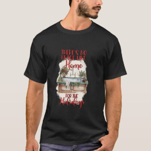 T-shirt Bienvenue à Noël Accueil Maison de Vacances Coupl