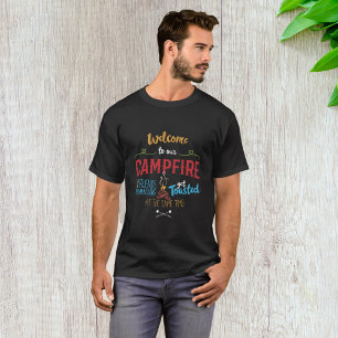 T-shirt Bienvenue à notre feu de camp