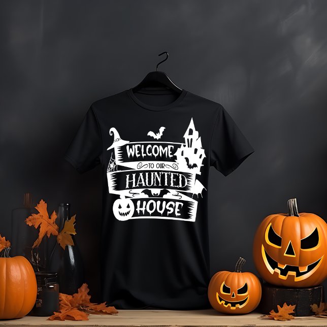 T-shirt Bienvenue à notre Haunted House Halloween (Créateur téléchargé)