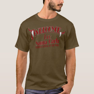 T-shirt Bienvenue À Père Noël Carla - Vintage Retro Vampir