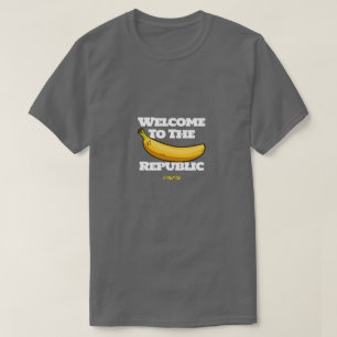 T-shirt Bienvenue à ....... République - Une Chemise Miste