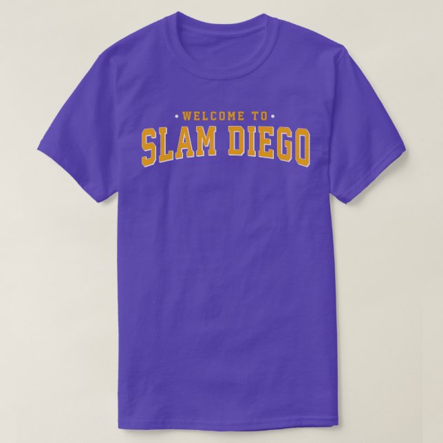 T-shirt Bienvenue À Slam Diego (Design devant)