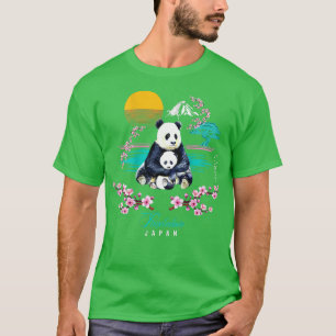 T-shirt Bienvenue à Tokyo Japon Panda Love Design