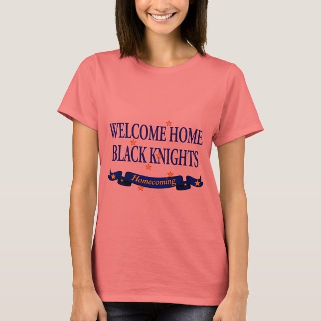 T-shirt Bienvenue Accueil Chevaliers noirs (Devant)