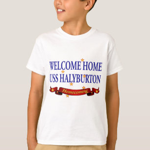 T-shirt Bienvenue Accueil USS Halyburton