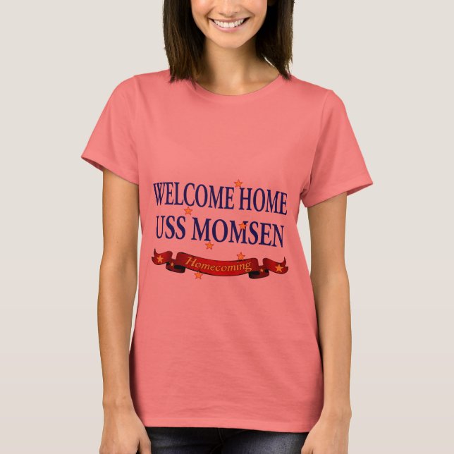 T-shirt Bienvenue Accueil USS Momsen (Devant)