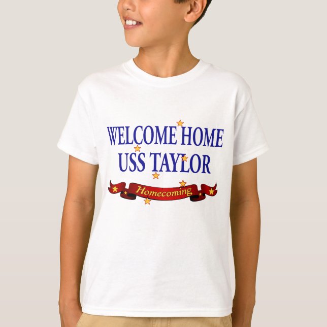 T-shirt Bienvenue Accueil USS Taylor (Devant)