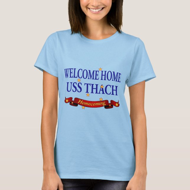 T-shirt Bienvenue Accueil USS Thach (Devant)