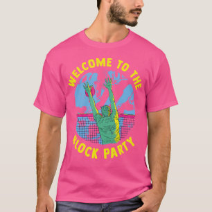 T-shirt Bienvenue Au Block Party Beach Volleyball