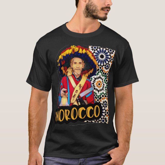 T-shirt bienvenue au maroc (Devant)