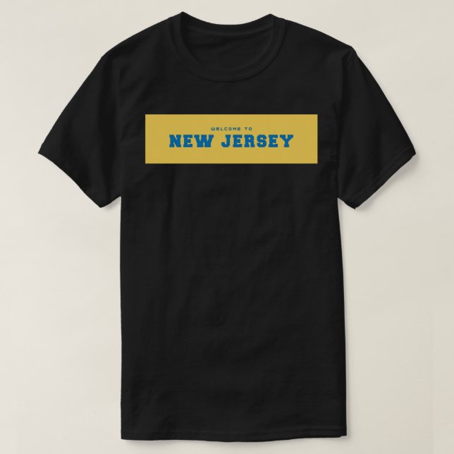 T-shirt Bienvenue au New Jersey 1 (Design devant)