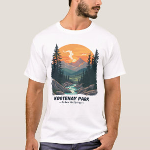 T-shirt Bienvenue au parc national canadien Kootenay