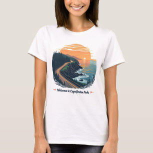 T-shirt Bienvenue au parc national des Hautes-Terres-du-Ca