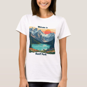 T-shirt Bienvenue au parc national du Canada Banff